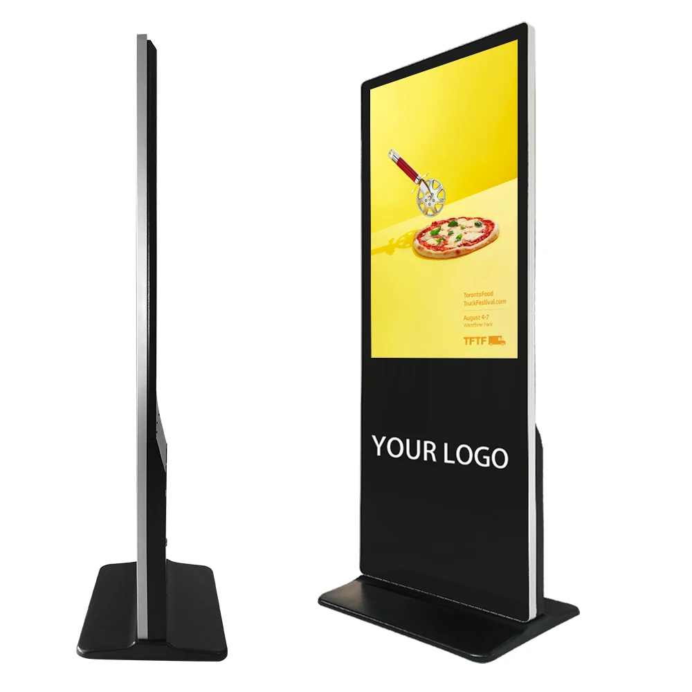 Indoor Advertisement Screen Advertising Equipment Kiosk Floor Stand Digital Signage And Displays