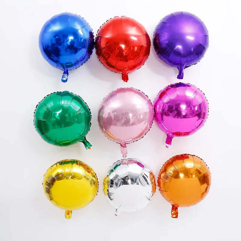 Foil Balloon Manufacturer Good Quality 18 Inch round balloon Festival Party birthday logo printing oem customized balloon