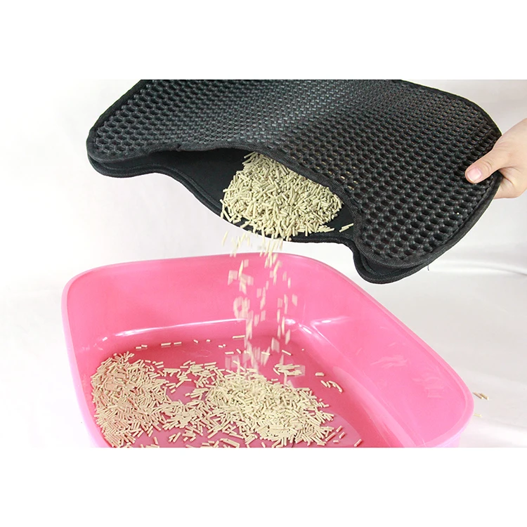 EVA Double-layer Anti-skid Cat Litter Mat For Cat Cage And Dog kennel Falling Sand Mat
