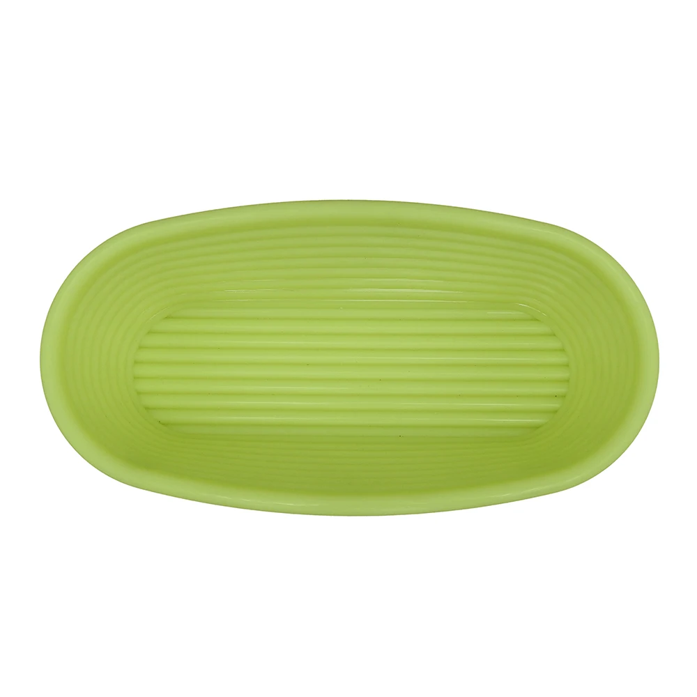 Wholesale PP Rattan Plastic Banneton Bowls Covers 2 Kit Sourdough 9 12 Inch Oval Bread Proofing Basket Set With Cloth Liner