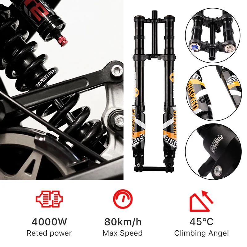 79 Bike 8000W Aluminum Alloy Full Suspension Mid Drive Ebike Electric Dirt Bike Off Road 72V Electric Bike