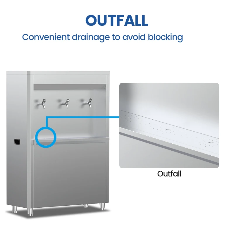 Large Capacity Cold Water Drinking Machine Water Cooler Chiller For Business And Mines Enterprises Office Use