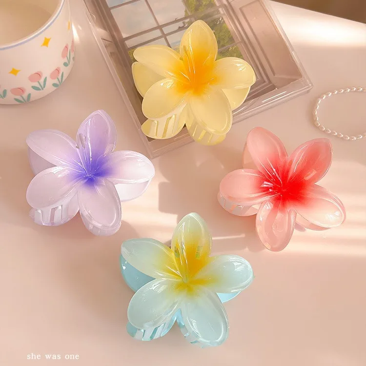 crystal plastic pc large hair claw clip cheap cra cute hair claw hair claws cherry