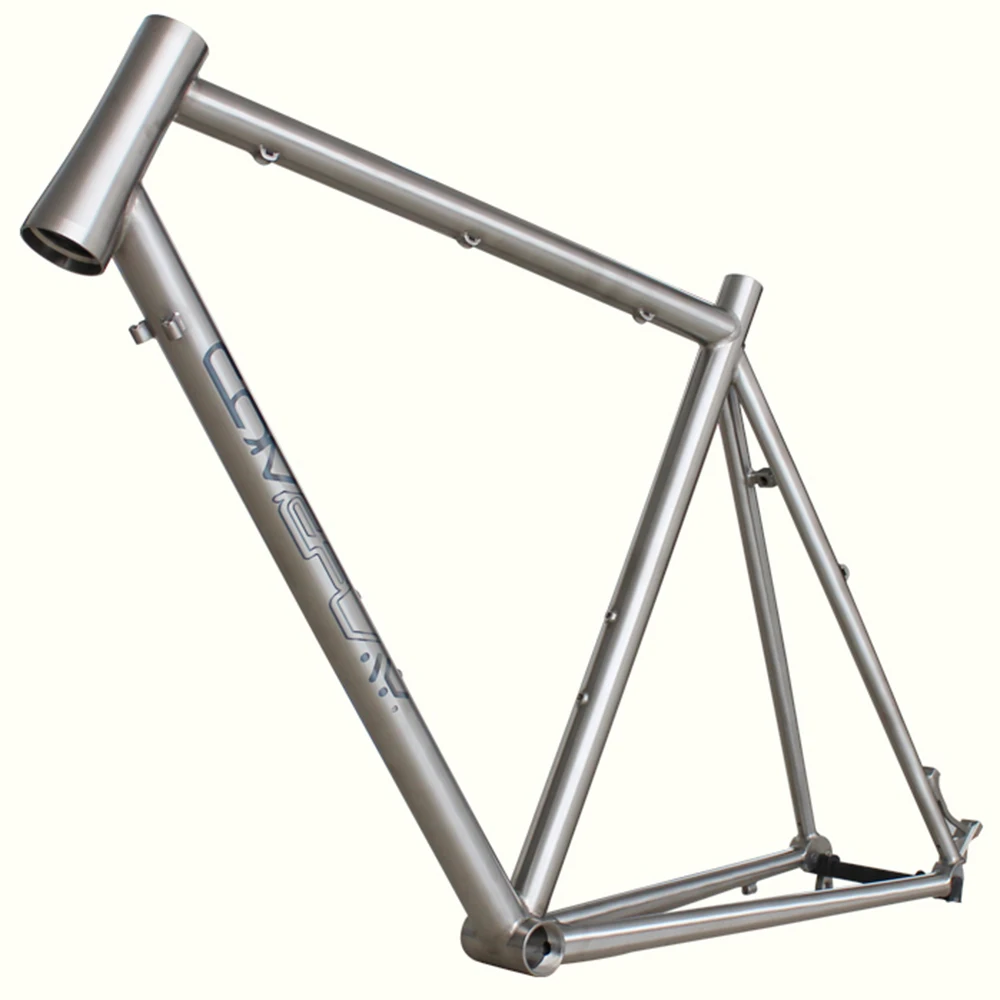 titanium cyclocross bicycle frame oem cheap aero chinese titanium road bike frame