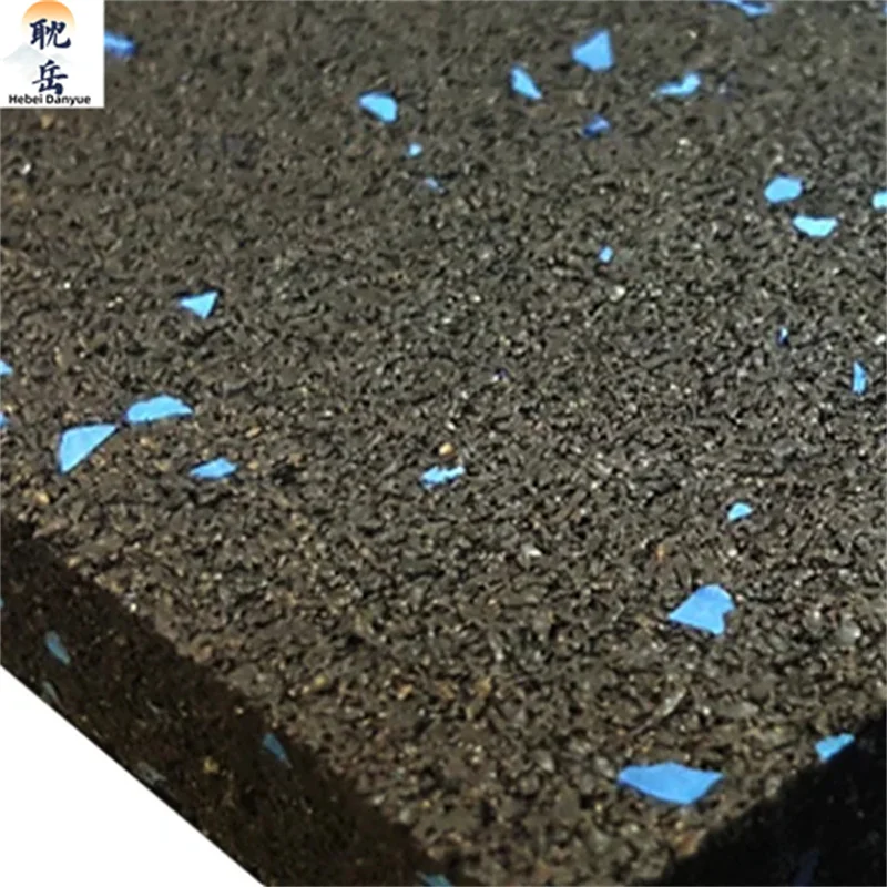 Coloured granular EPDM high quality rubber gym flooring mats tile rolls for gym school playgrounds