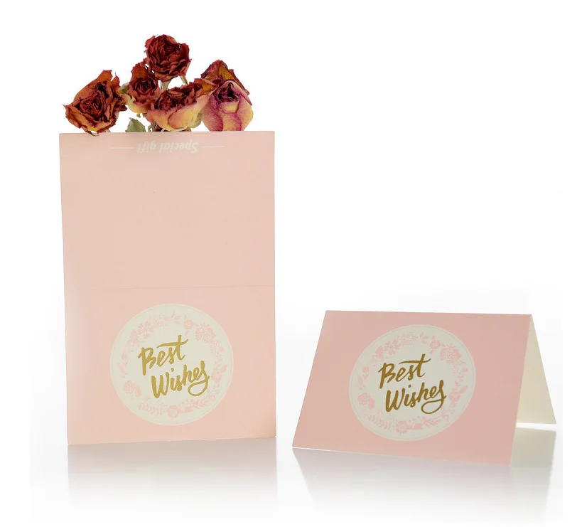 Korean creative flowers Birthday Card  Greeting card