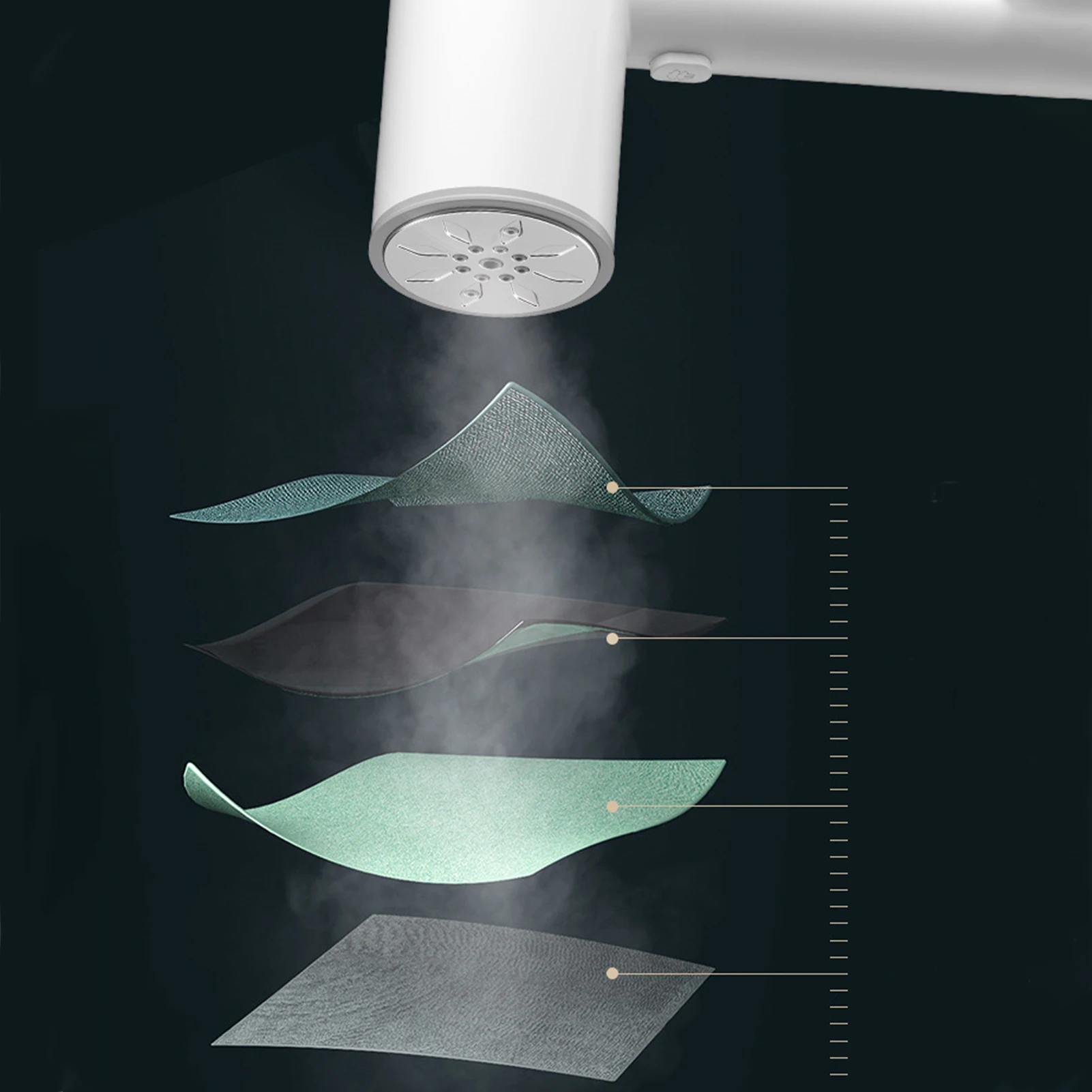 Вертикальный портативный отпариватель для одежды, ручной складной отпариватель для одежды для дома и путешествий с щеткой в комплекте 200 мл