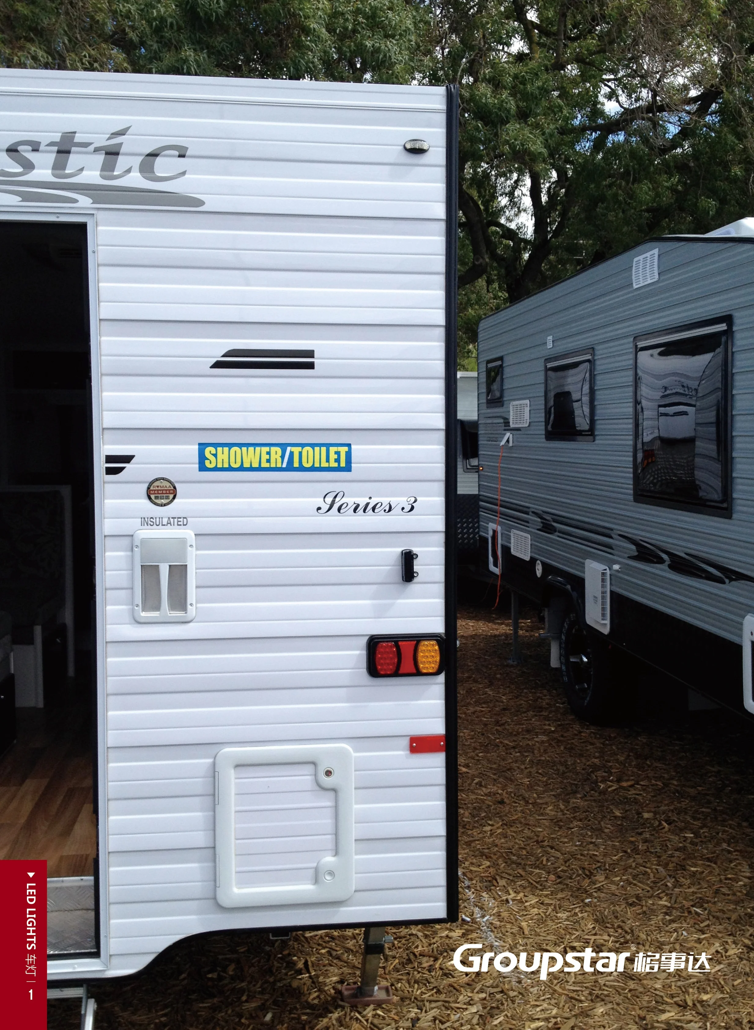 Manufacturer 10-30V ADR Indicator Turn Stop Reflector Signal Jumbo Truck Forklift Trailer Truck LED Rear Lamp