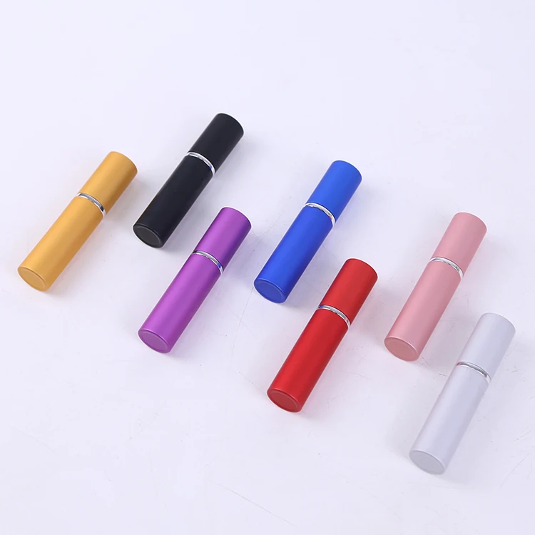 High quality portable aluminum 5ml bottle separated empty bottle perfume bottle luxury