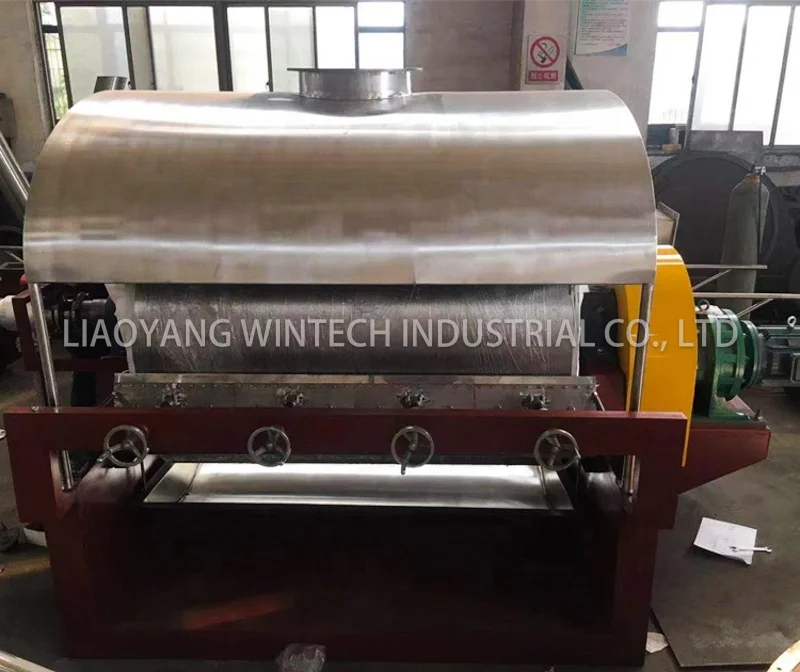 Industrial Instant Baby Food Double Drum Dryer Active Dry Beer Yeast Rotary Drum Scraper Dryer