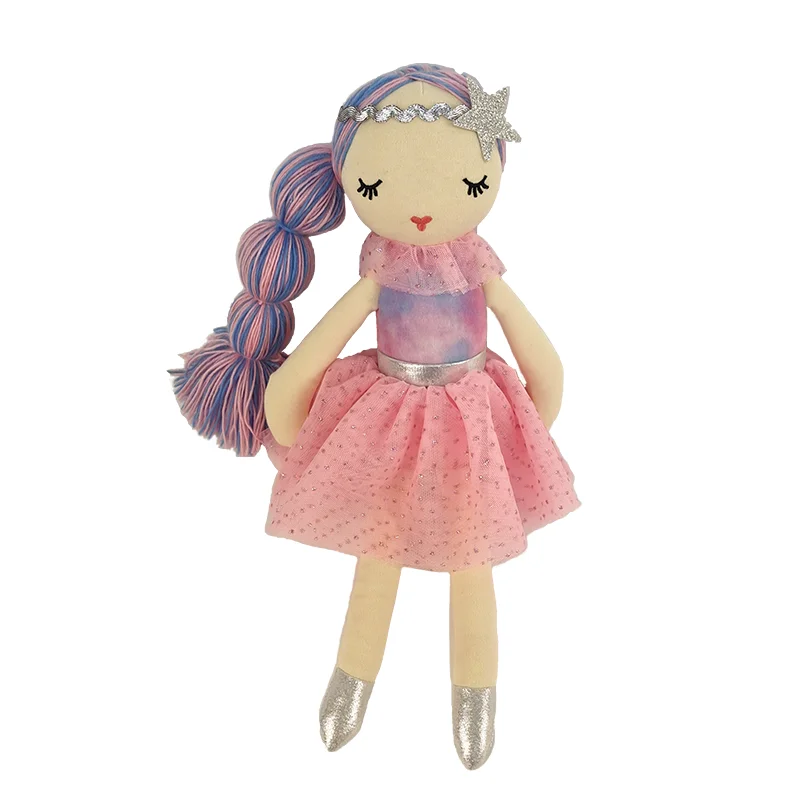 Lovely dolls baby girl doll plush toy manufacturer custom made design soft toys