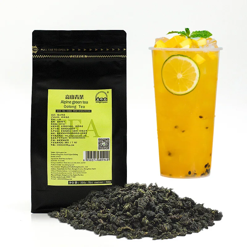 DLO14 High Mountain Green tea and oolong tea natural tea premix from china 500g