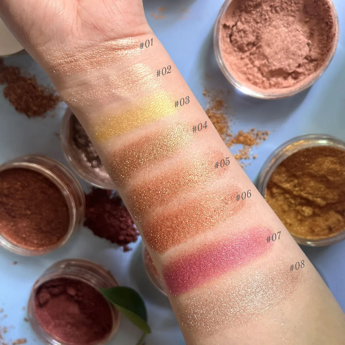 Водонепроницаемый Хайлайтер для макияжа private label Палитра лица макияж без логотипа свободный хайлайтер