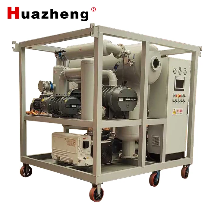 Huazheng Electric HZLY-150A 9000 Liters / Hour Trailer Type Transformer Oil Degassing And Filtering Equipment
