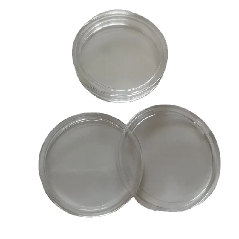 34mm Coin Holder  Acrylic Gold Coin Capsule Box