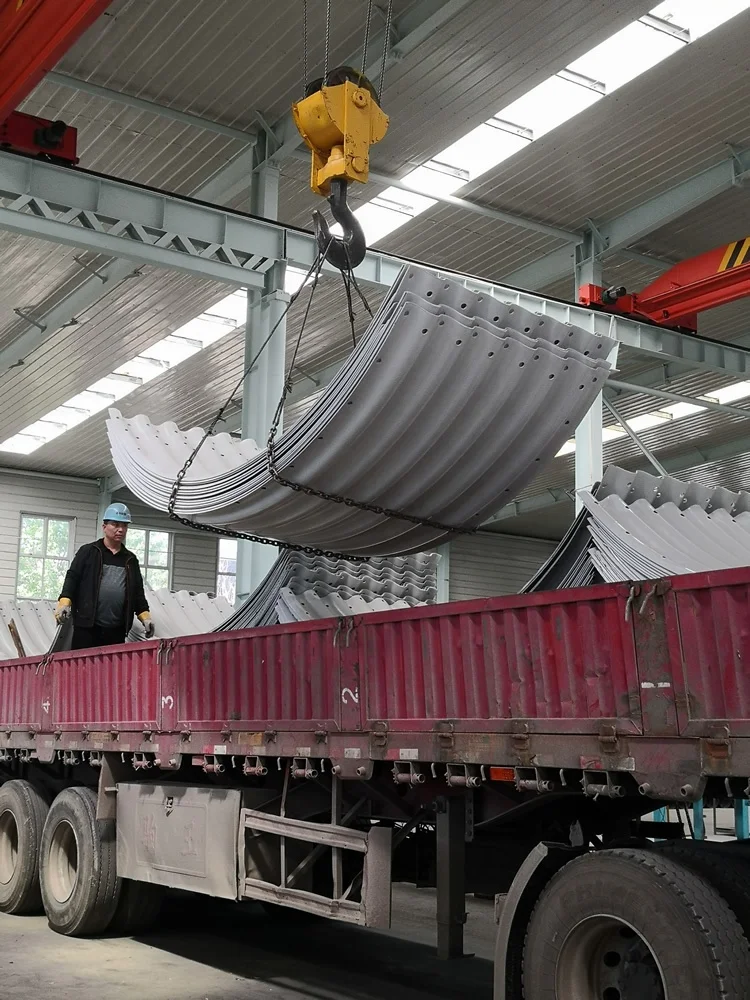 Steel corrugated pipe different shapes metal bellows culvert