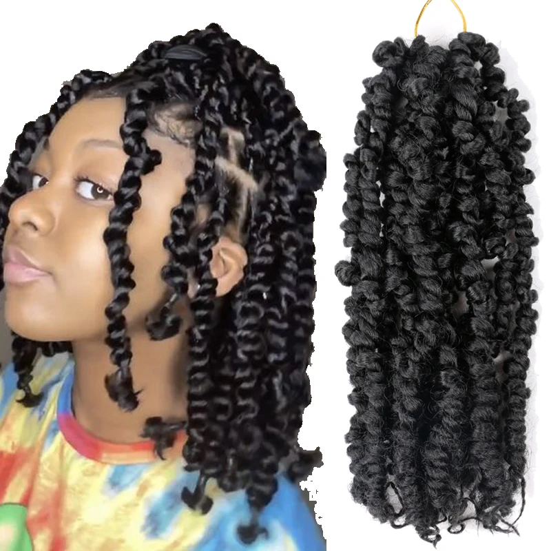 Passion twist hair short length 10inch 12strands passion twist crochet braiding hair