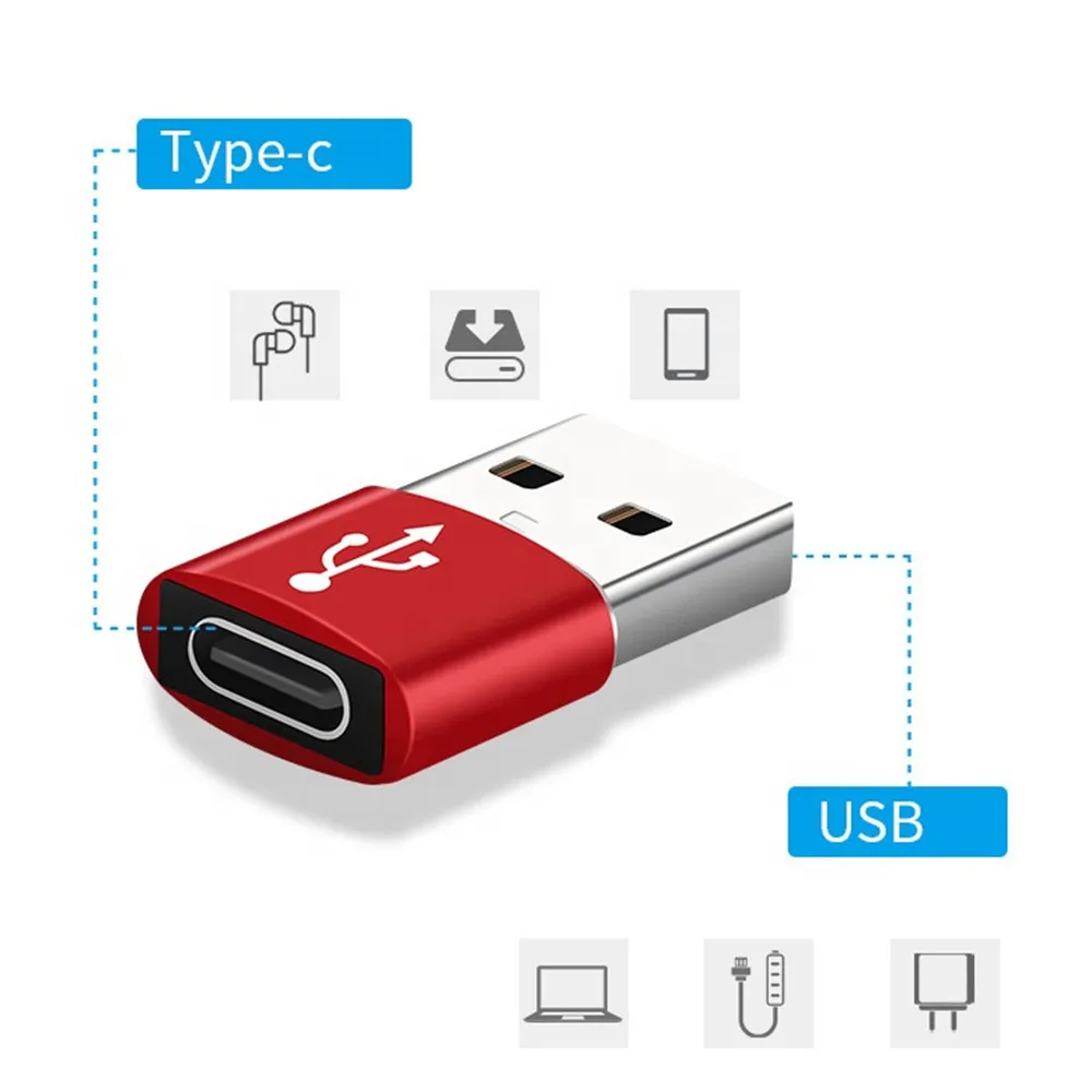  Переходник из сплава в виде корпуса с USB 3 0 типа «папа» на Тип C «Мама» конвертер адаптер для iPhone 12 передача данных и
