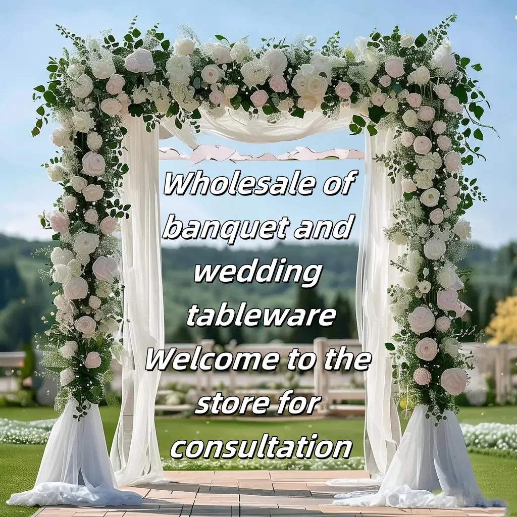 Wholesale of Tableware Sets for Dinner, Wedding, and Banquet, One-Stop Service with Multiple Styles for You to Choose From
