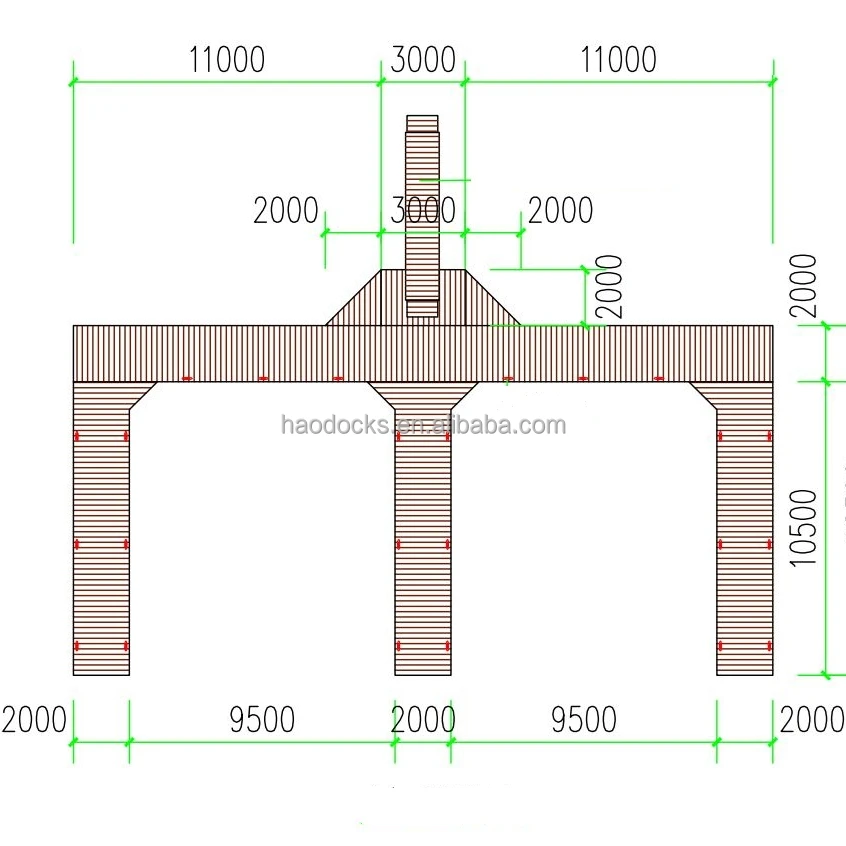 Cheap metal marina pier floating pontoon for powerboats jet ski docking