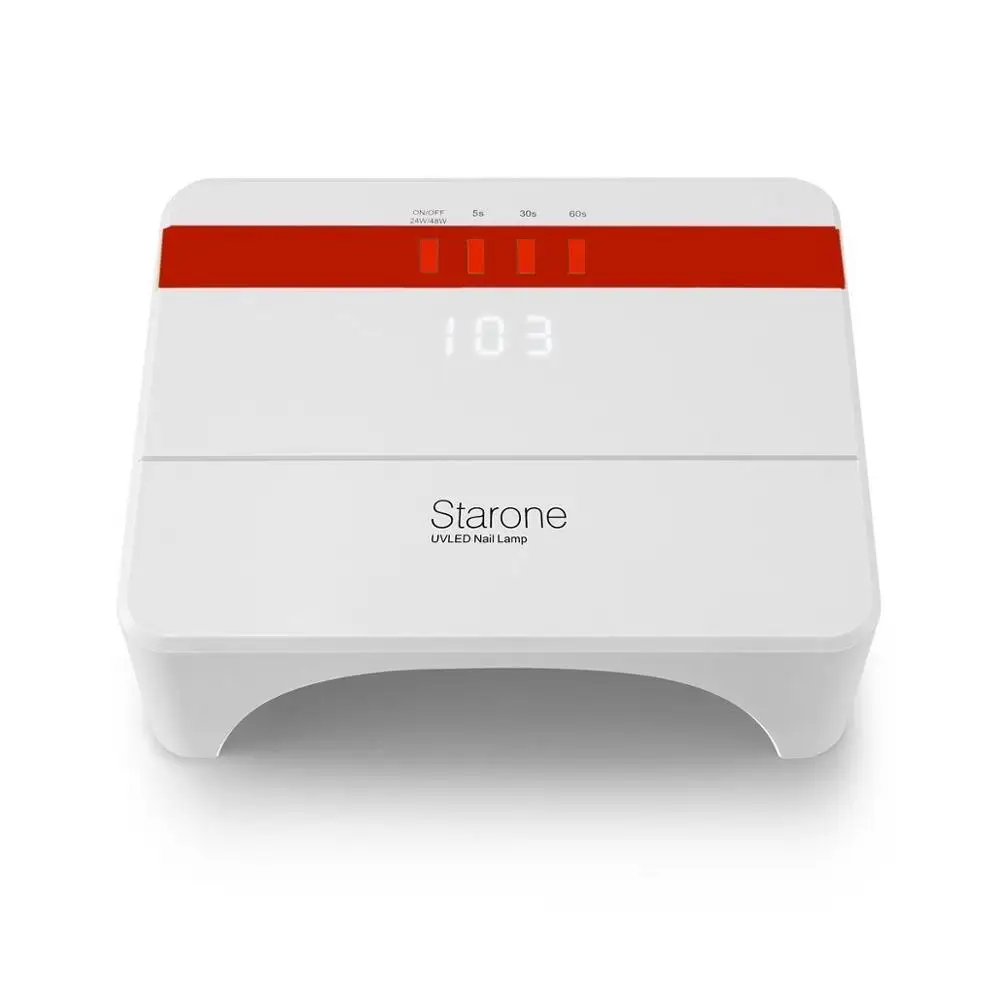 Гель-лак для ногтей Уход за ногтями 24/48W Светодиодная УФ лампа для сушки ногтей, разные цвета на выбор быстрое высыхание таймера ногтей сушилки для ногтей, УФ-лампы, набор для маникюра спа