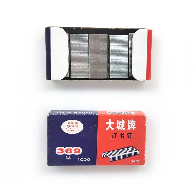 Factory Cheap Price Office Galvanized Standard Metal 24/6 Staples Pin For Office And School