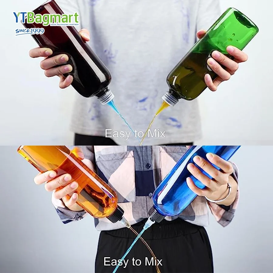 Wholesale Tattoo Accessory Squeeze Tattoo Ink Pigment Empty Bottle for Filling Ink