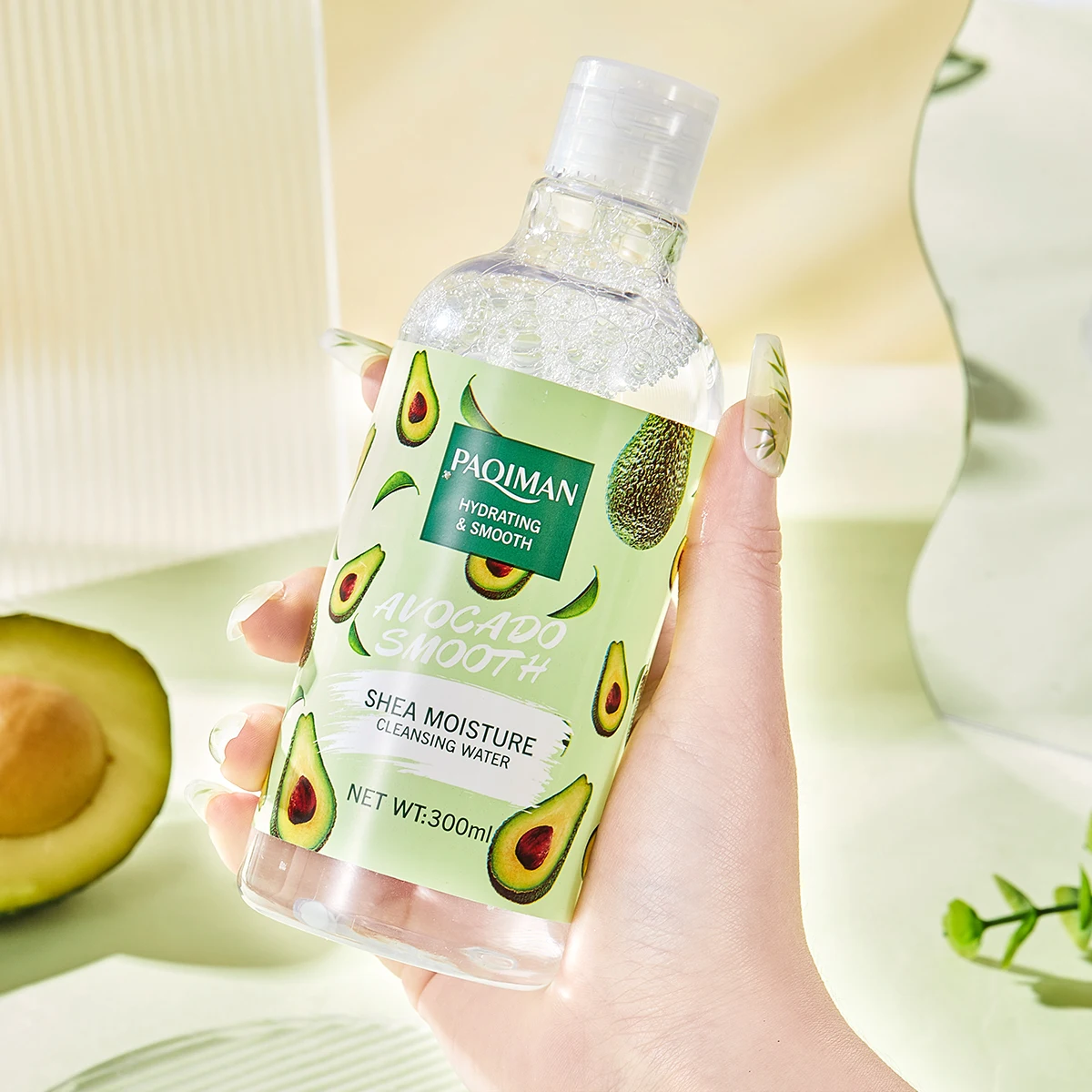 Makeup remover liquid  hyaluronic acid water private label nature face lip eye makeup micellar cleanser water