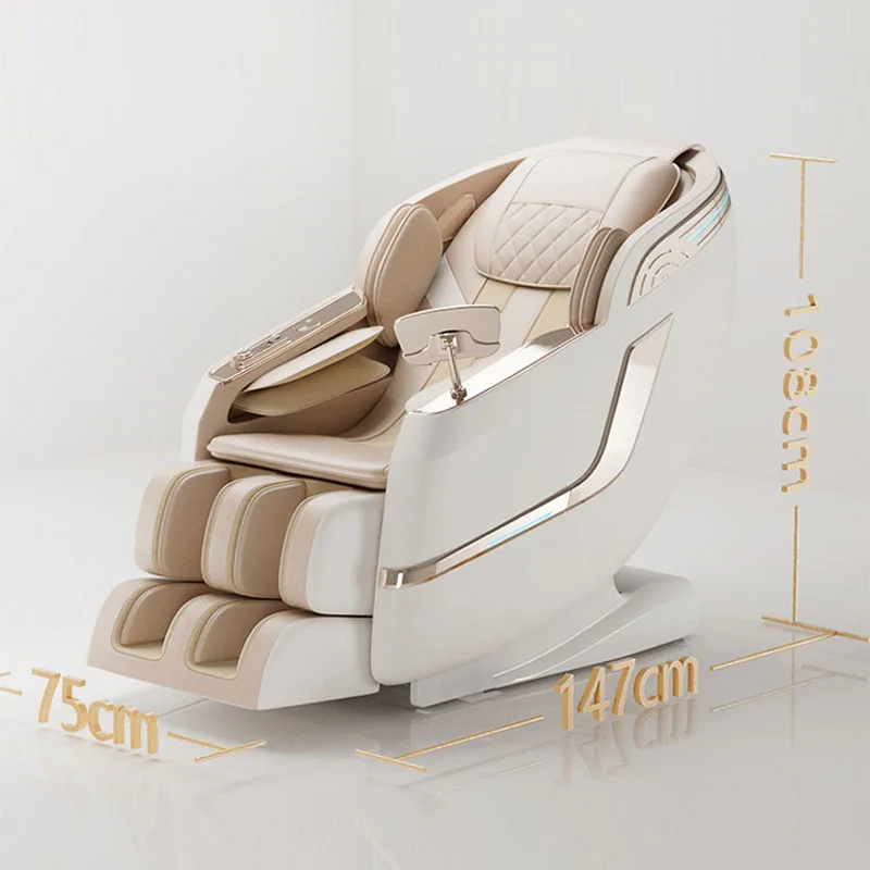 Deluxe Shiatsu Massage Chair Full Body Walking 4d Capsule Automatic Extending Smart Comfort Massage Chair 175 Thai