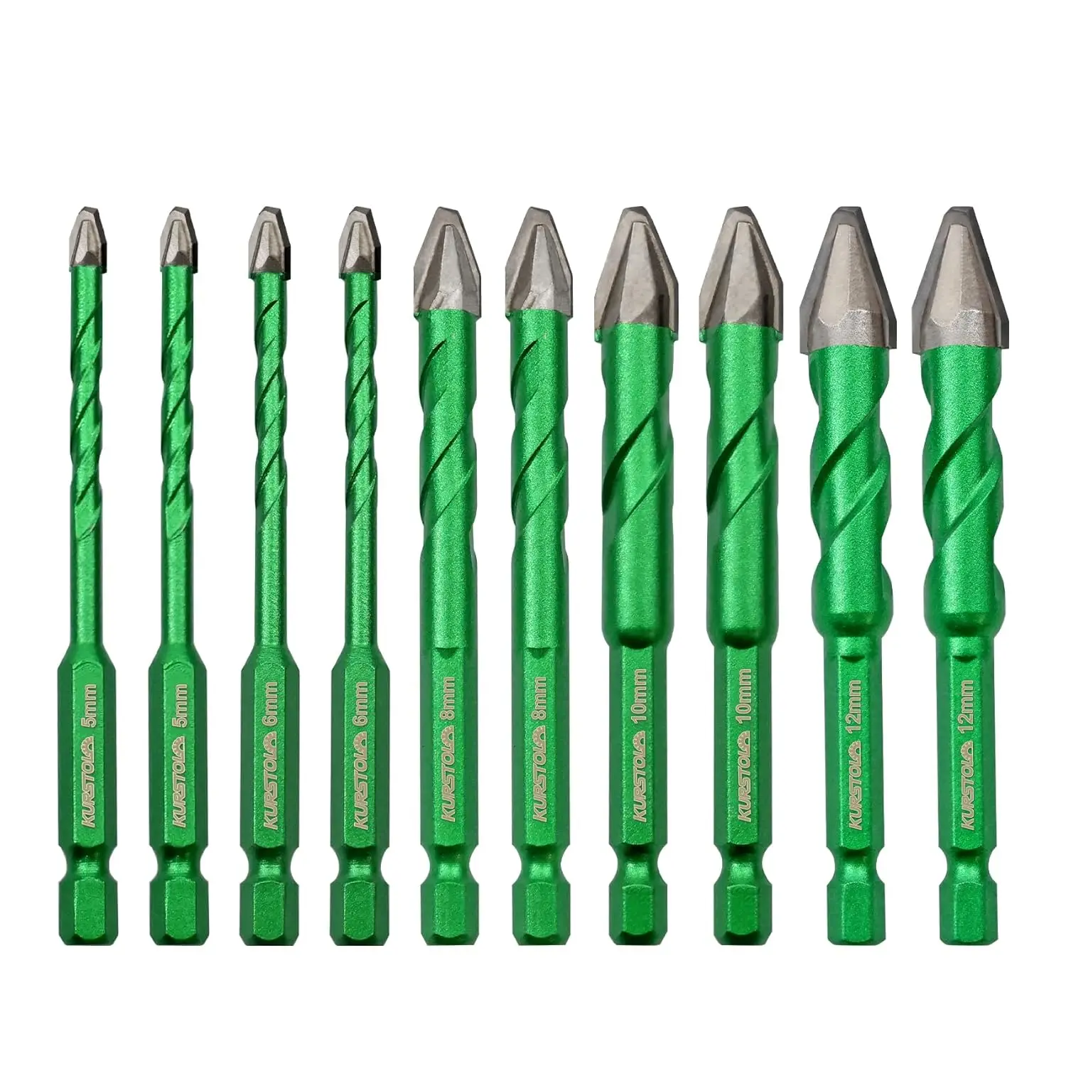 Fryic Eccentric multi drill bit for Wood Plastic Masonry Ceramic Tile Marble, Concrete Masonry Drill Bit Set