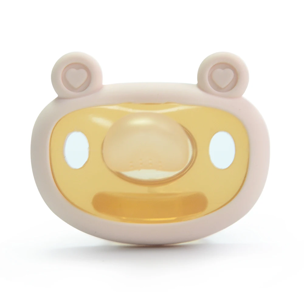 Wholesale Silicone Baby Nipple Silicone Pacifier Holder Unique Design Animal Baby Pacifier and Holder