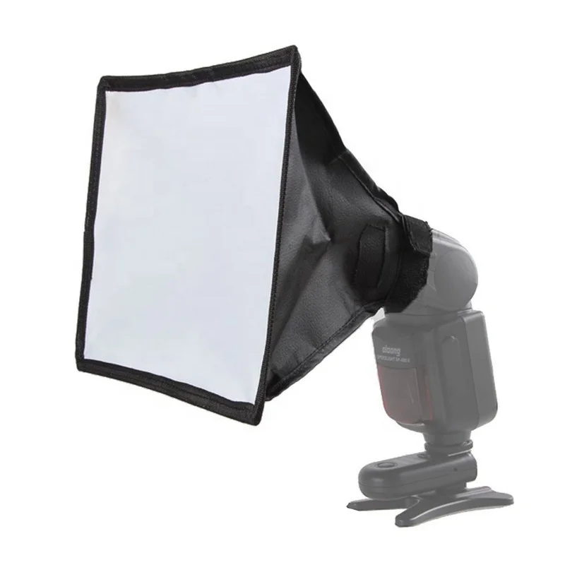 
15*17cm 30*20cm Universal Portable Foldable Studio Camera Speedlite Flash Diffuser Reflector kit with Carry Bag 