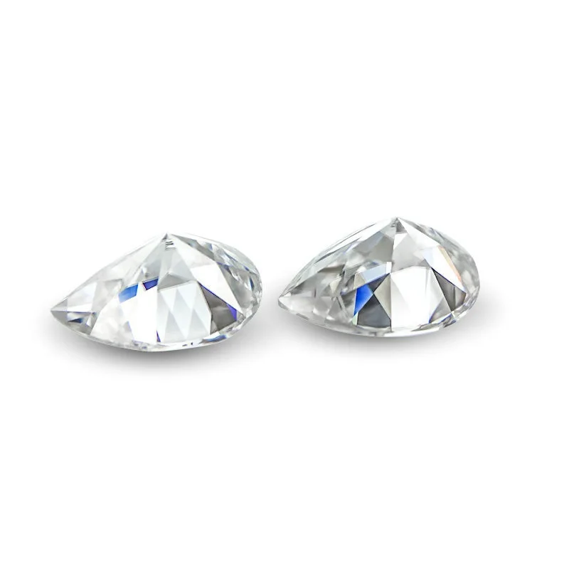 Manufacturers direct  waterdrop pear cut GH color VVS clarity moissanite stone diamond