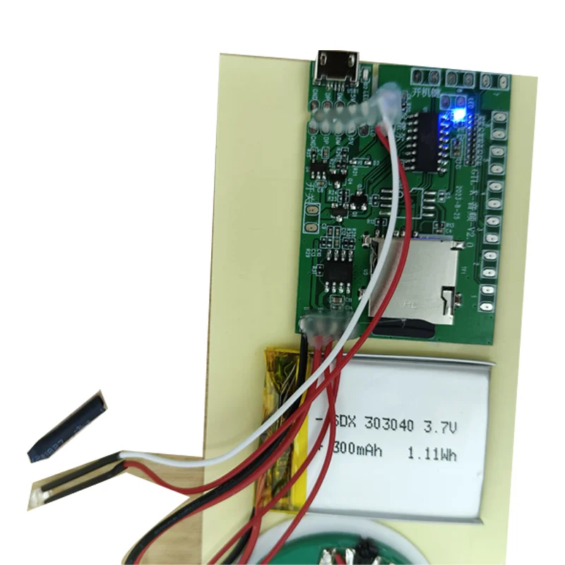 DIY Recordable Music Module Button Control Voice Recording Ic Chip Greeting Card Sound Module