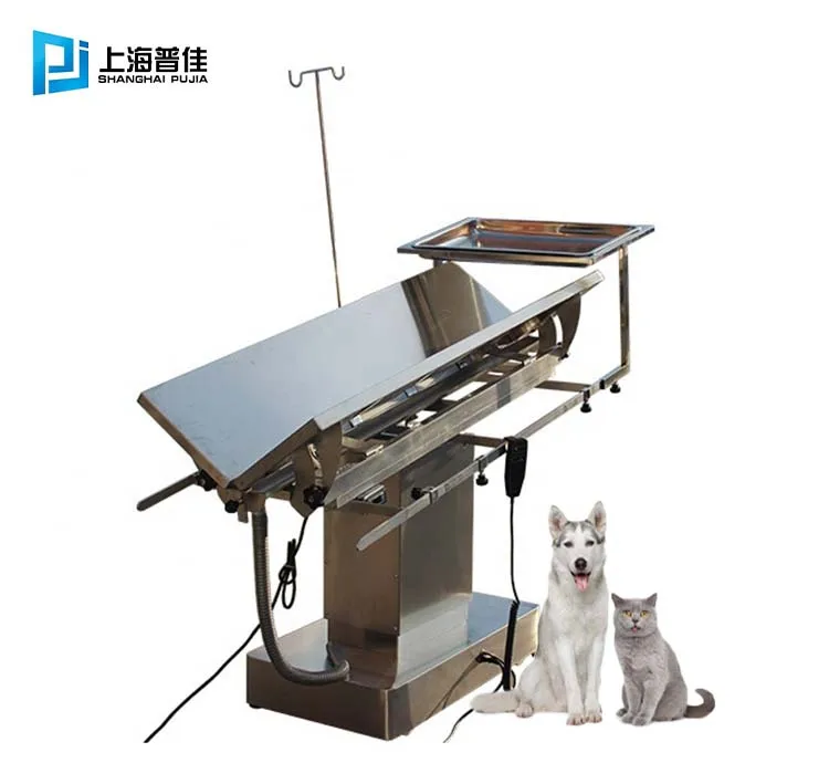High Quality Veterinary Surgical Table Adjustable Angle V Top Veterinary Operating Table