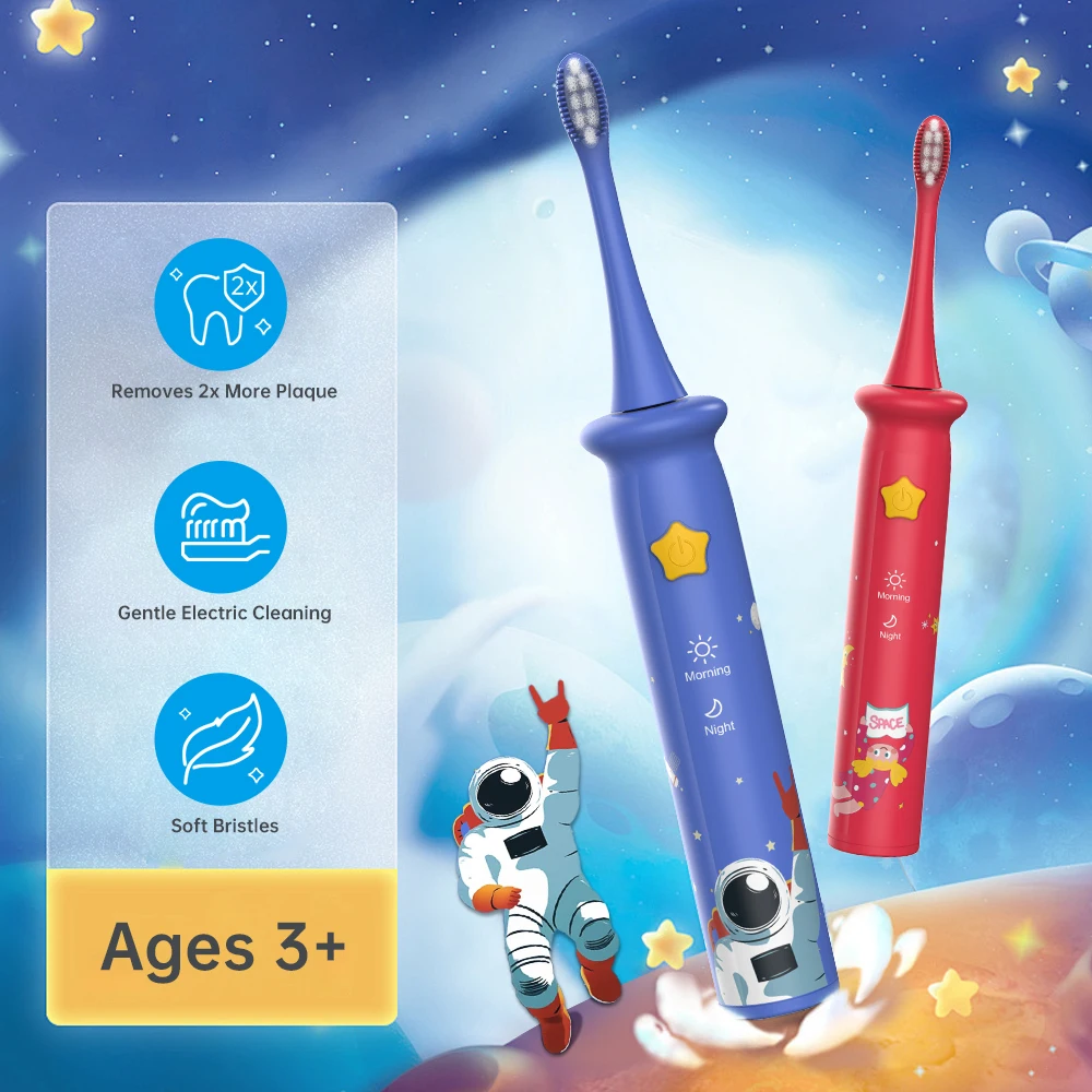 Custom Smart Eco Sonic OEM Sonic Rechargeable Best Seller Dentist Recommend Children Kids Electric Toothbrush With Timer