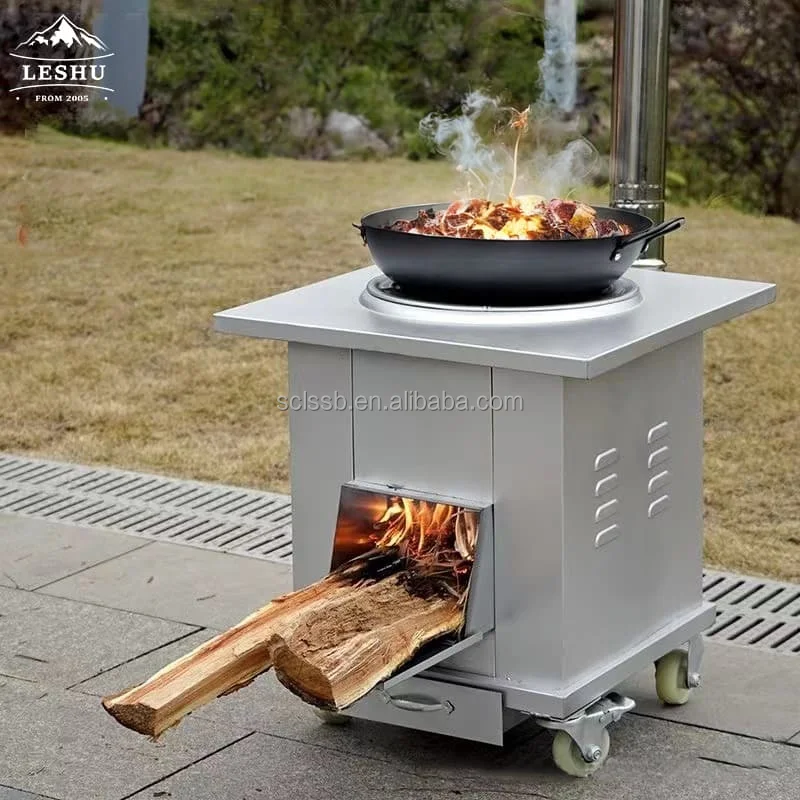 Factory direct sales Thickened material All-in-one wood burning wood stove
