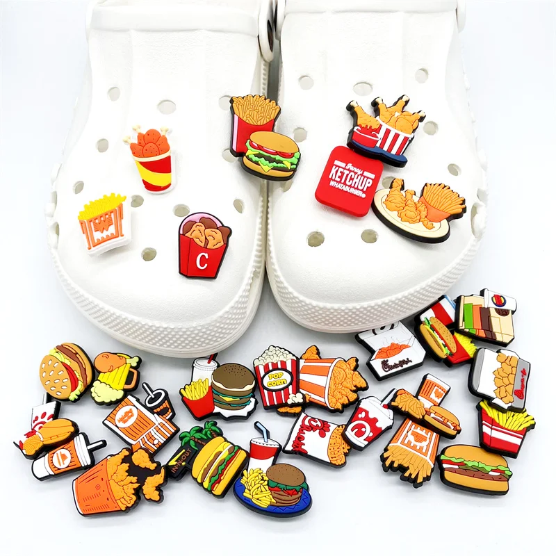 New Arrival For Kids Boys Soft Shoe Decoration Squid Game Croc Accessories