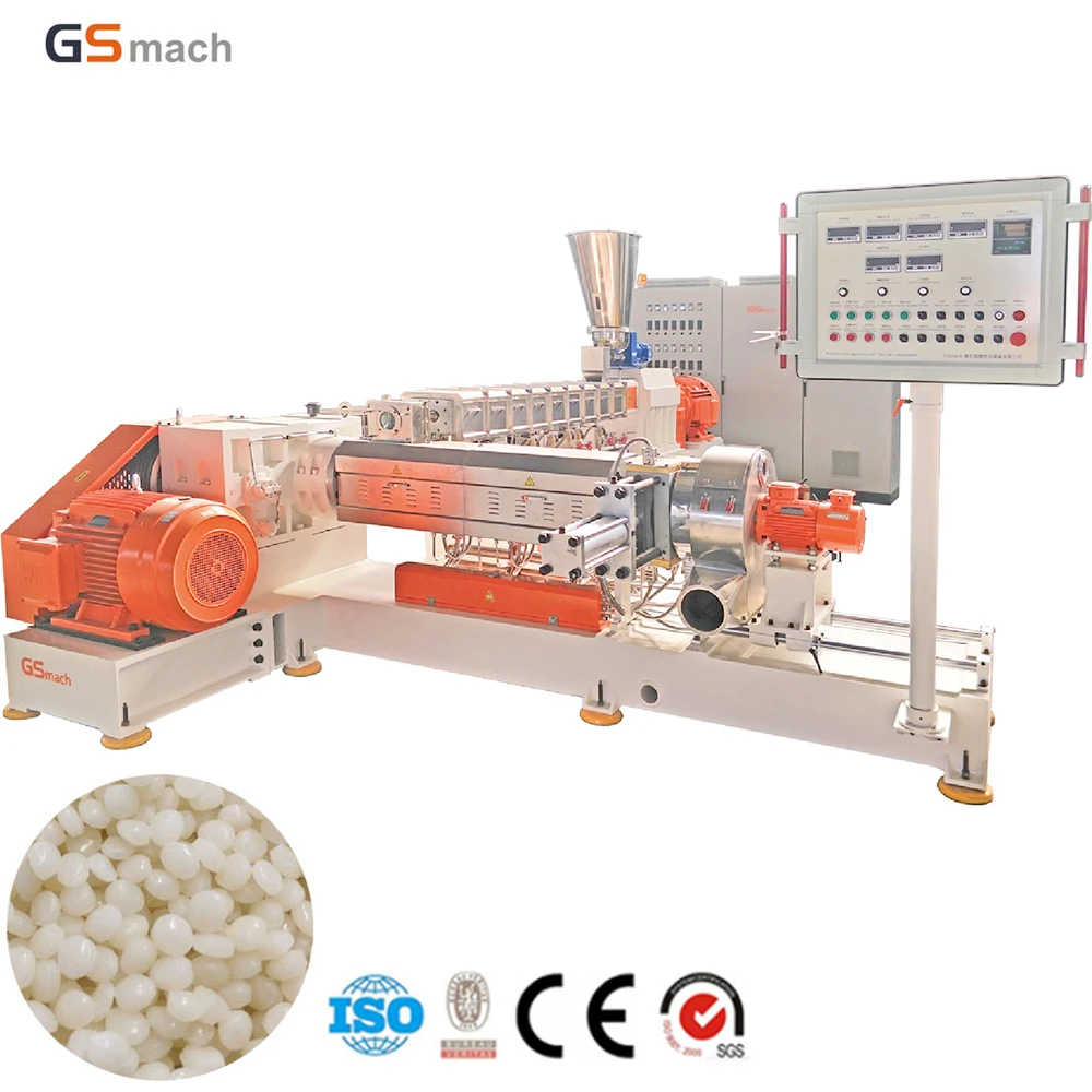 Automatic Caco3 Talc Tio2 Carbon Black Filler Masterbatch Making Machine Filler Masterbatch Extruder