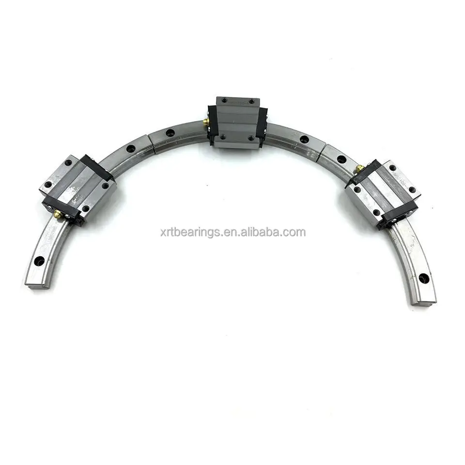 Customizable acr guide rail HCR12A HCR15A HCR25A HCR35A HCR45A HCR65A HCR12A1UU+60+100R HCR15A+60/150R Arc Linear Guide