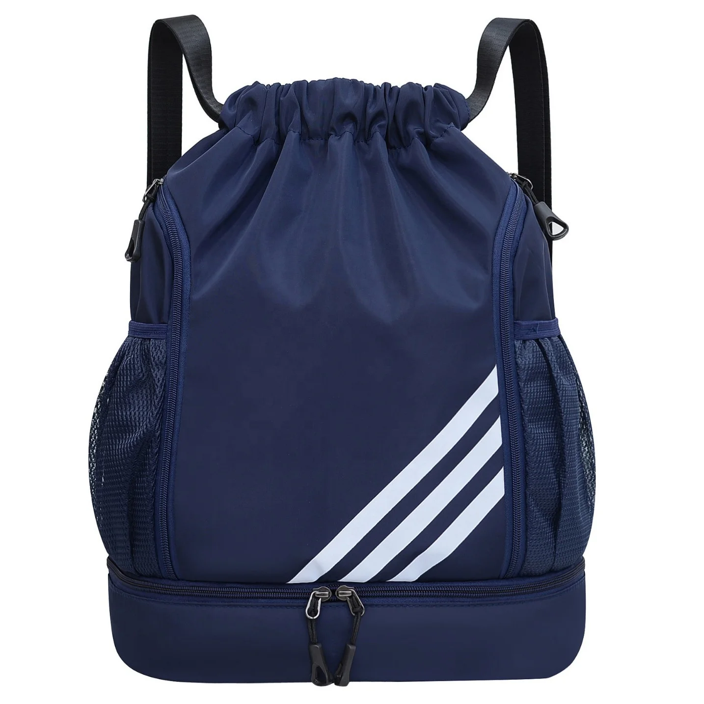 New drawstring pocket backpack, casual travel bag, large capacity folding backpack,  sports basketball bag for students