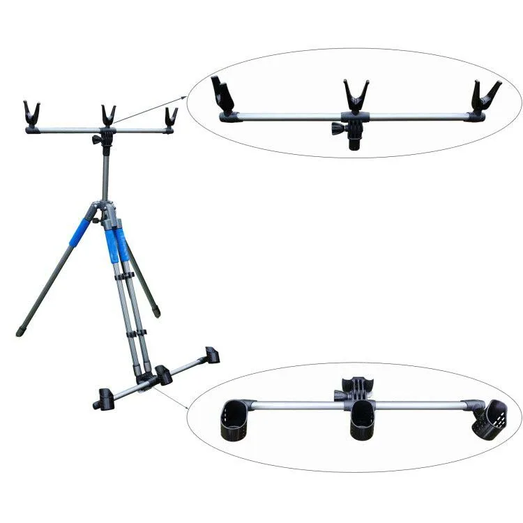Rod Pod Holder Customer Design Supported Adjustable Retractable Carp Fishing Rod Pod(B06)