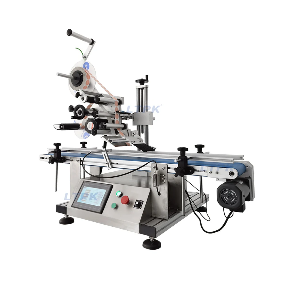 LT-160 Desktop Automatic Flat Labeling Machine Labeler Plane Label Applicator For Boxes Card