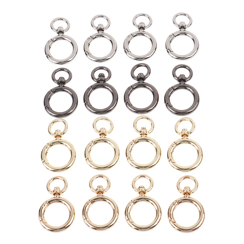 Handbag Bag Strap Belt Shoulder Buckle Clip Trigger Accessory Metal Swivel Spring Gate Double O Ring Openable Pendant Clasp