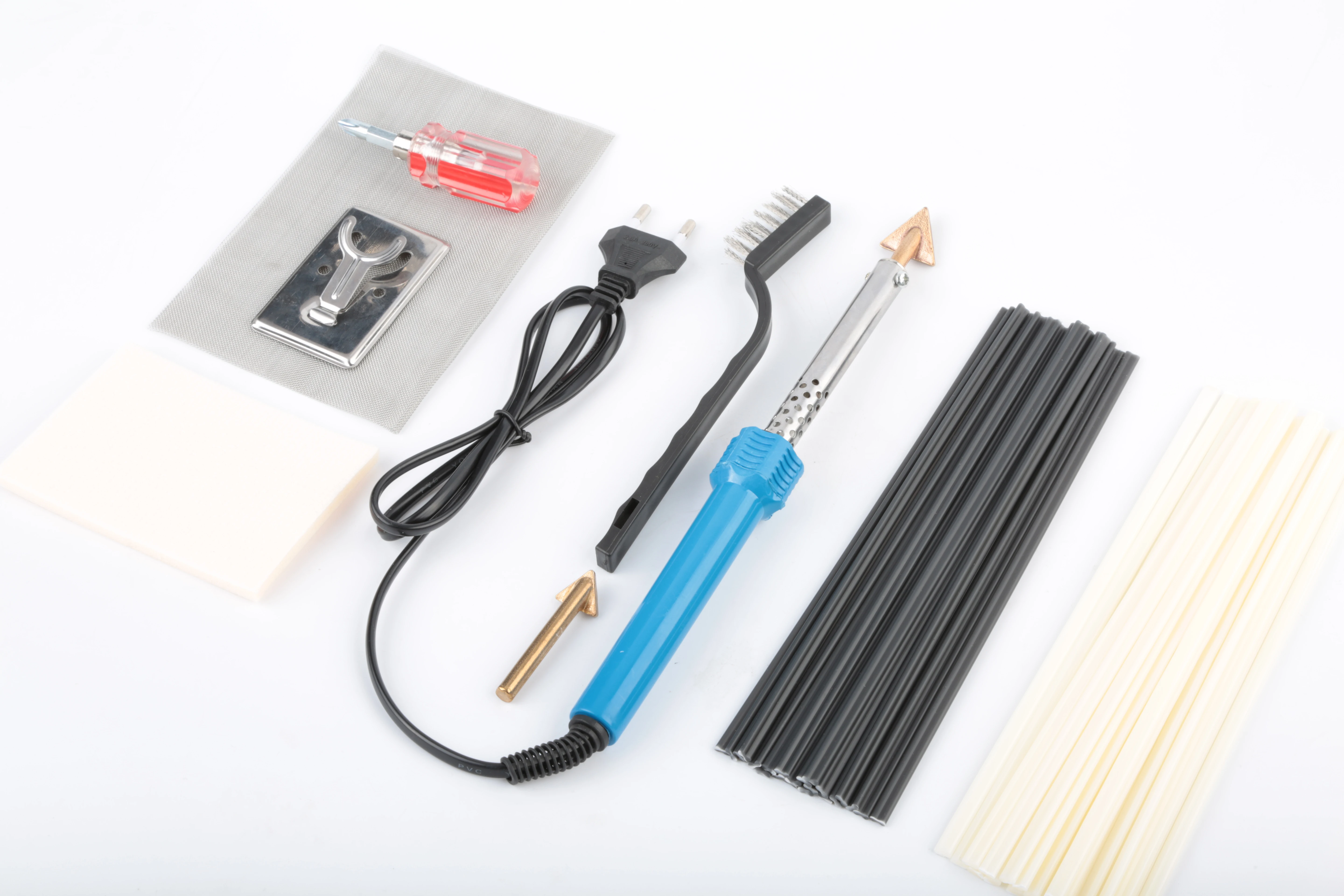 Electric Soldering Iron Kit Adjustable Temperature 60W Welding Solder Rework Station Heat Repair Tool