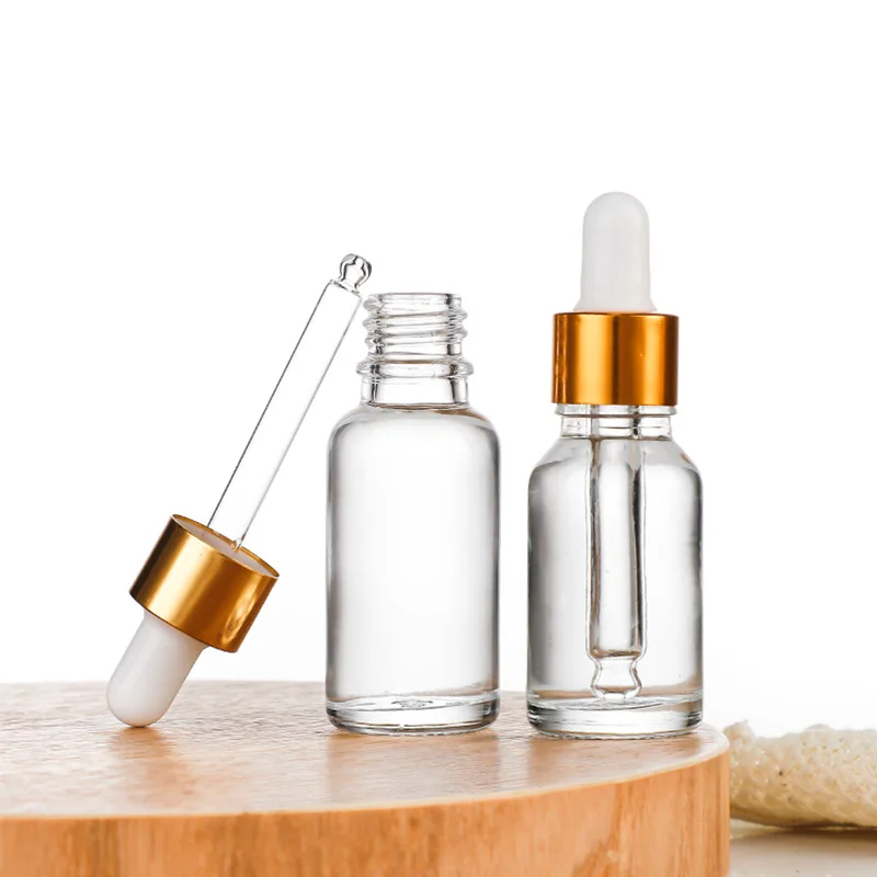 10ml 15ml 20ml 30ml 50ml 100ml frosted amber serum round glass dropper essential oil bottle with dropper pipette