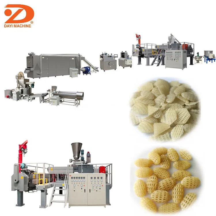 indian 3d snack pellet pani puri making machine 3d fried bugles chips snack production project machinery