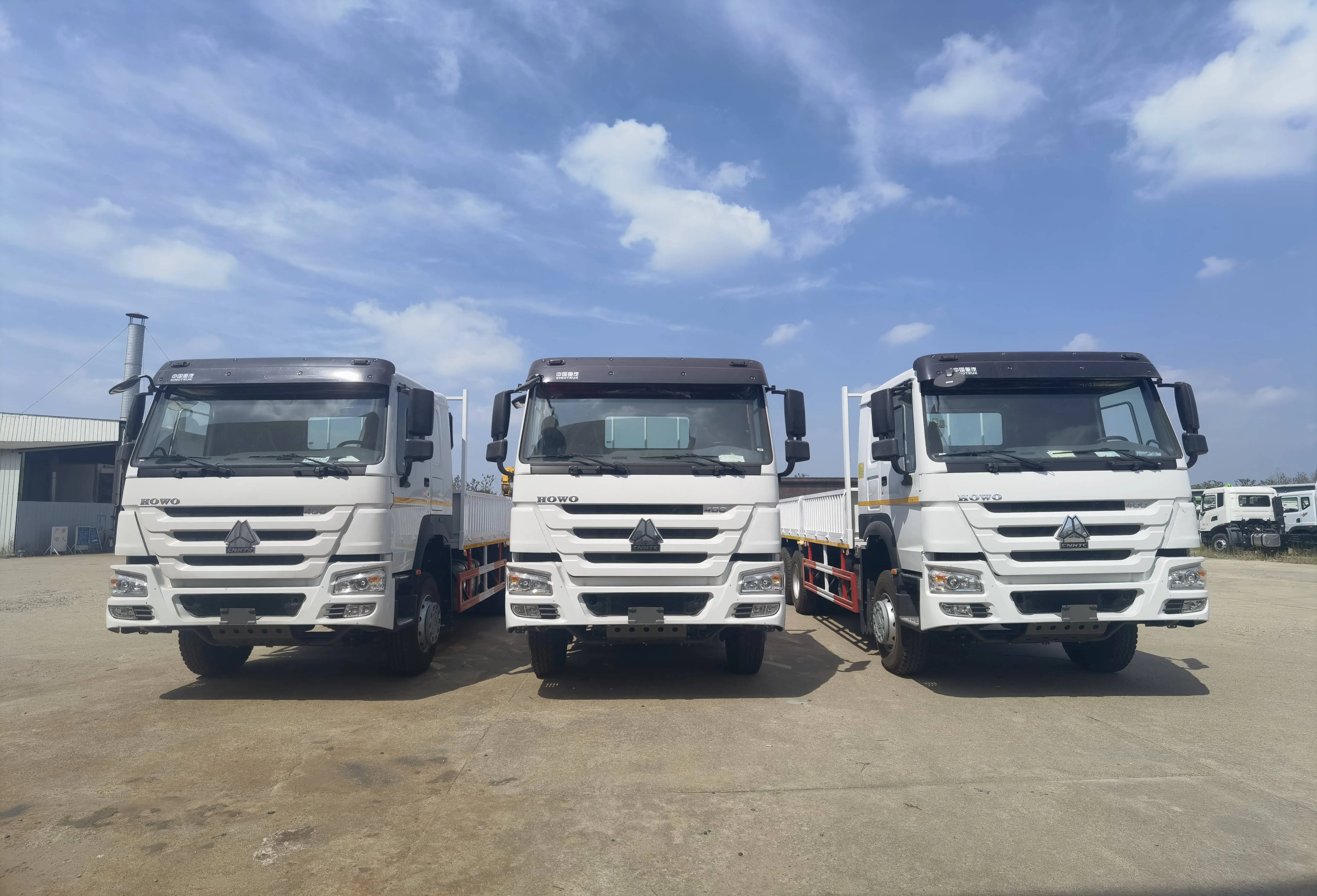 HOWO Cargo Truck Lorry Vehicle for Sale Mechanic 6*4 Truck Automatic Truckk in store