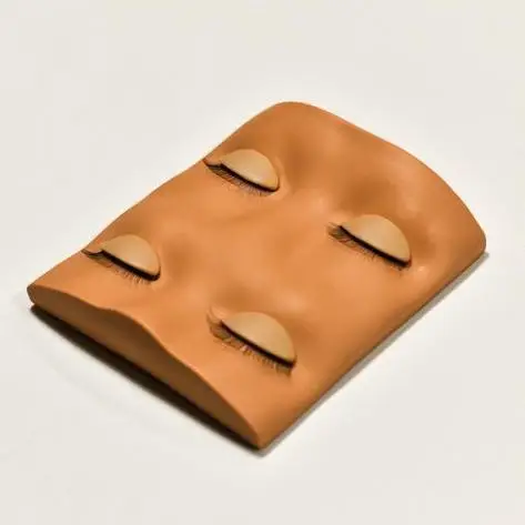 mannequin head/face/eyelids lash extension removable eyelid doll head eye lids for lash training
