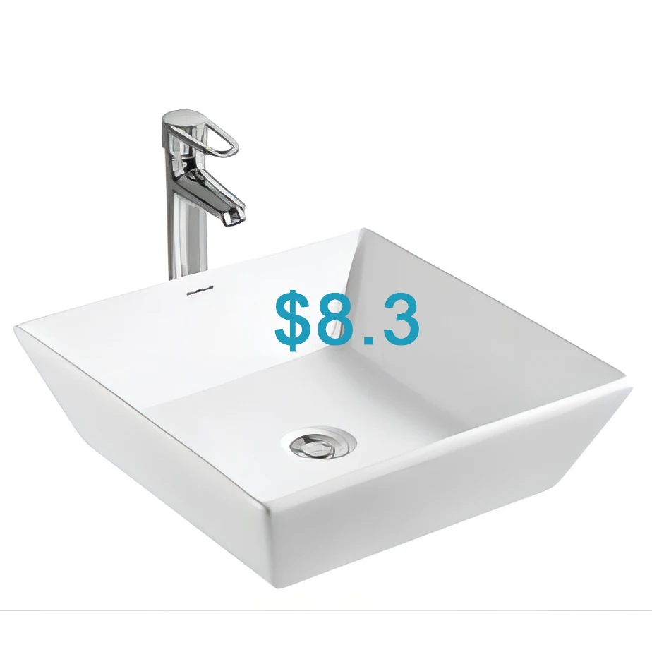 Shampoo Sinks Basin Ceramic Beauty lavatorio laundry tub bathroom hotel freestanding basin washroom vanity tops with sink